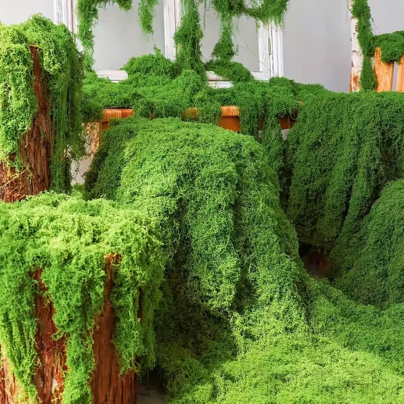 Preserved Moss Sheet - Realistic Artificial Moss Turf Fake Lawn