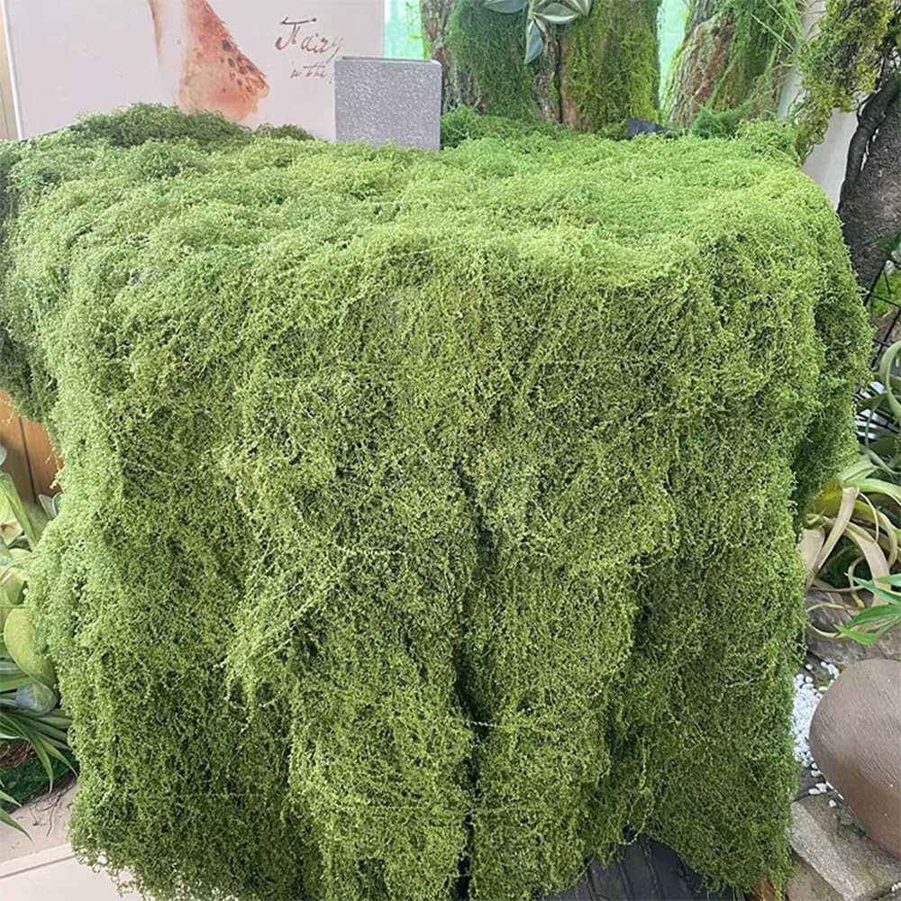 Preserved Moss Sheet - Artificial Preserved Moss Mat Green Moss