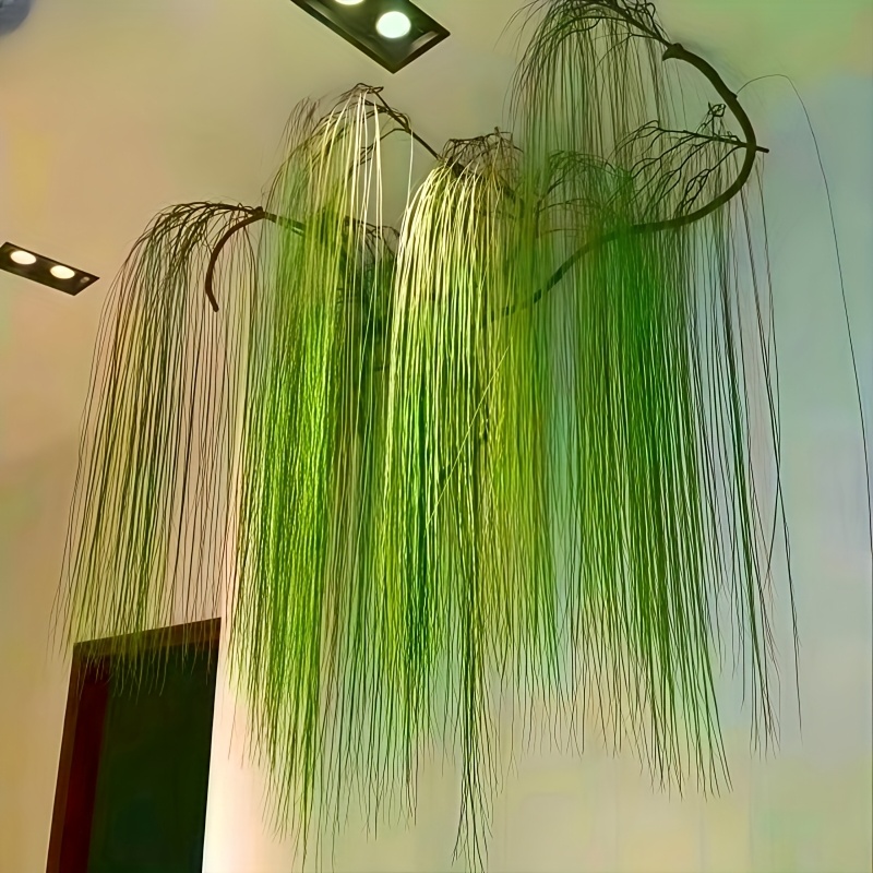 3pcs Green Willow Artificial H - Preserved Moss Sheet ulasan dan harga
