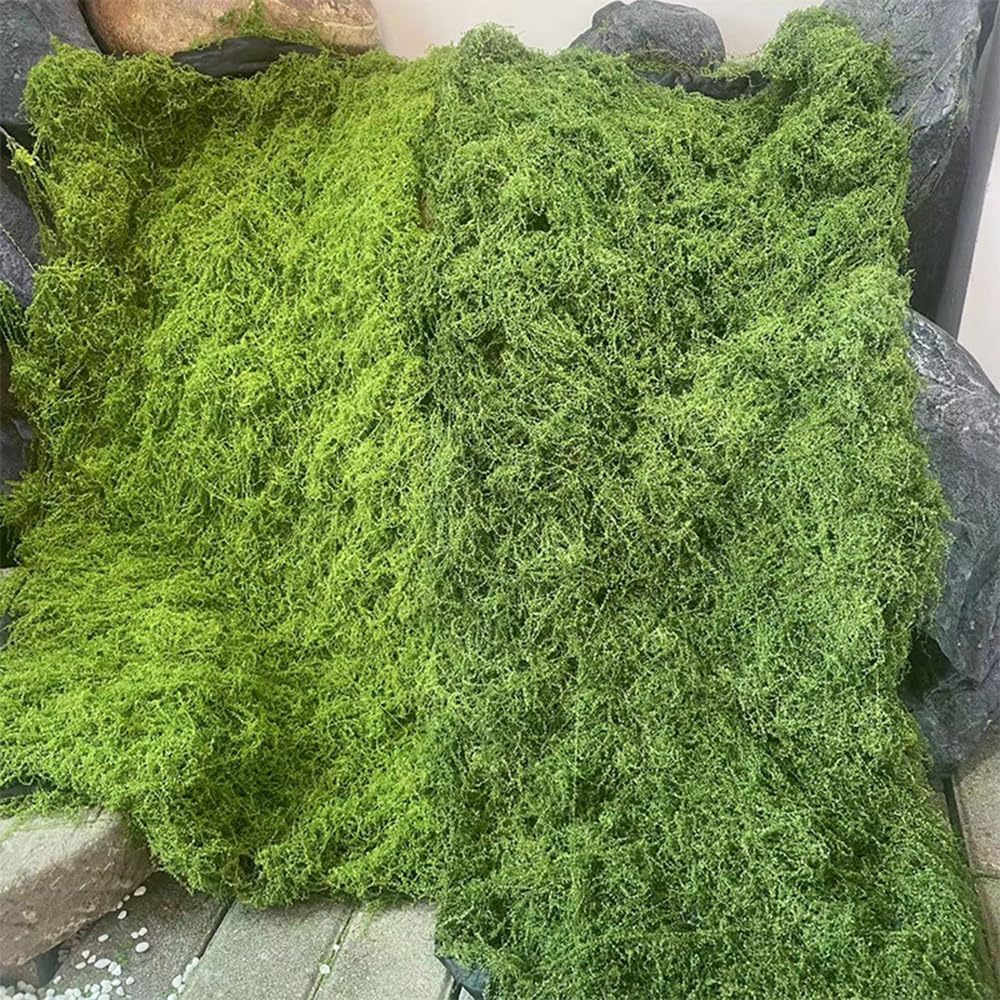 Artificial Preserved Moss Mat  - Preserved Moss Sheet ulasan dan harga